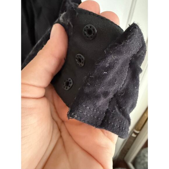 Reiss Kimberley Sleeveless Velvet Bodysuit in Black size L - Picture 5 of 6